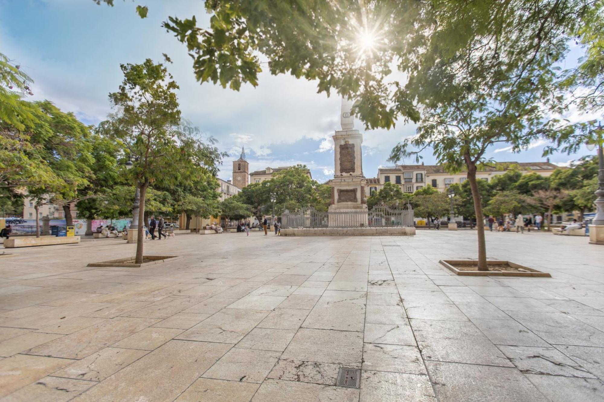 Homely Malaga San Juan De Letran Plaza De La Merced Buitenkant foto